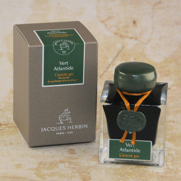 Herbin Tinte L'Encre 350 Vert Atlantide Limited Edition