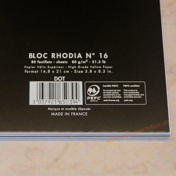 Rhodia Spiralblock 80 Blatt A5 Dot