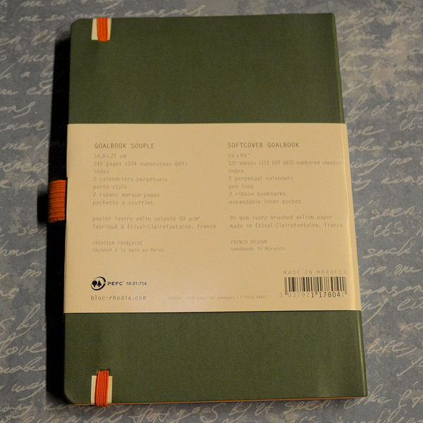 Rhodia Goalbook Softcover XL A5 DotGrid 120 Blatt Creme