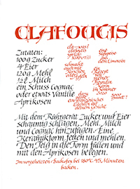 Das kalligrafische Backbuch